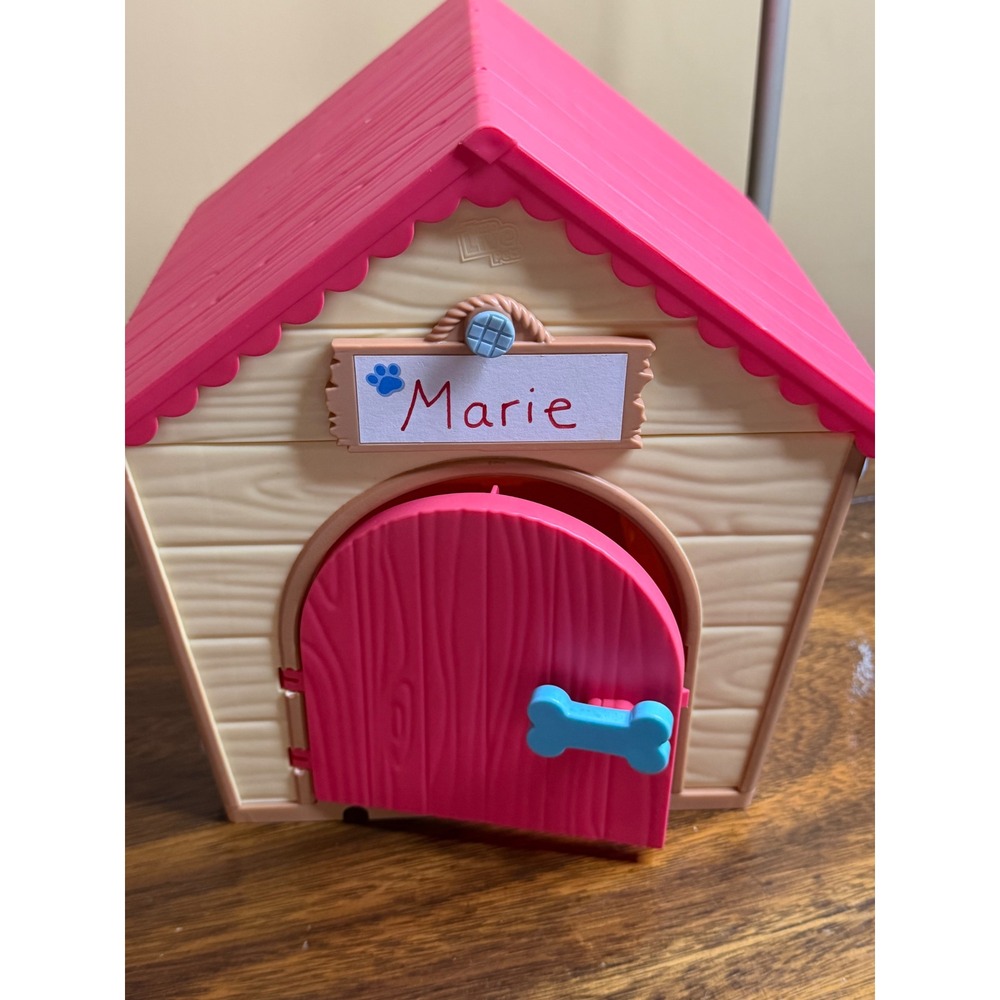 Little Live Pets My Puppys Home Dog House Playset Pink Cream Marie Toy